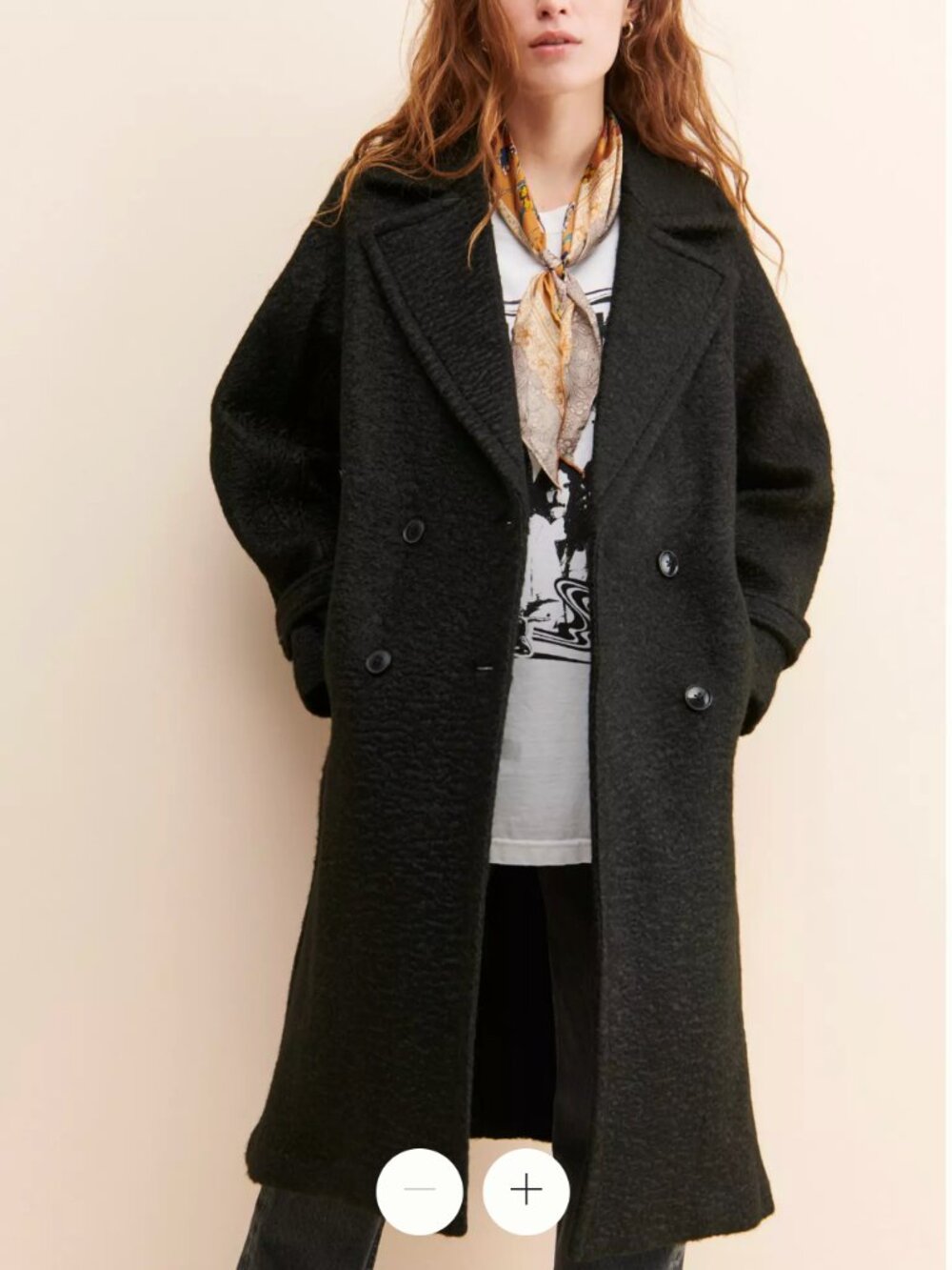 Bernardo Black Fuzzy Overcoat